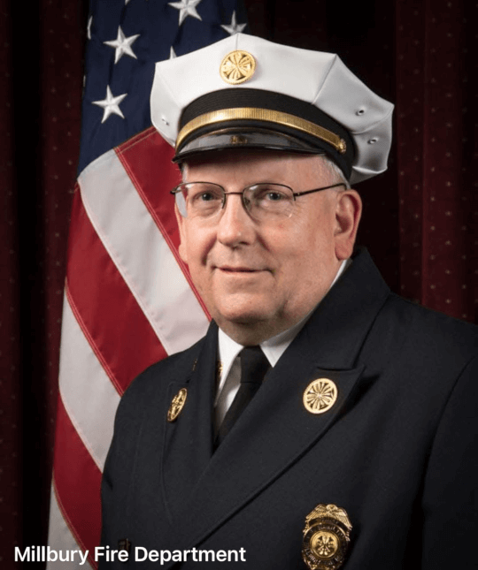 Retired Millbury Fire Chief Rich Hamilton